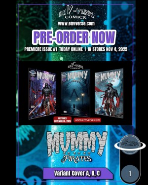 The Mummy Pirates preorder variant covers