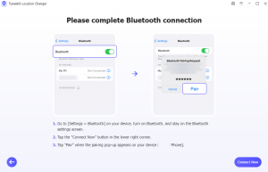 complete bluetooth connection ios