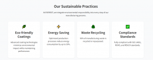 Our Sustainable Practices