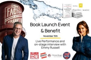Celebrated Author Dr. Rod Berger Hosts Book Launch Event & charity: water Fundraiser at The Factory, Franklin