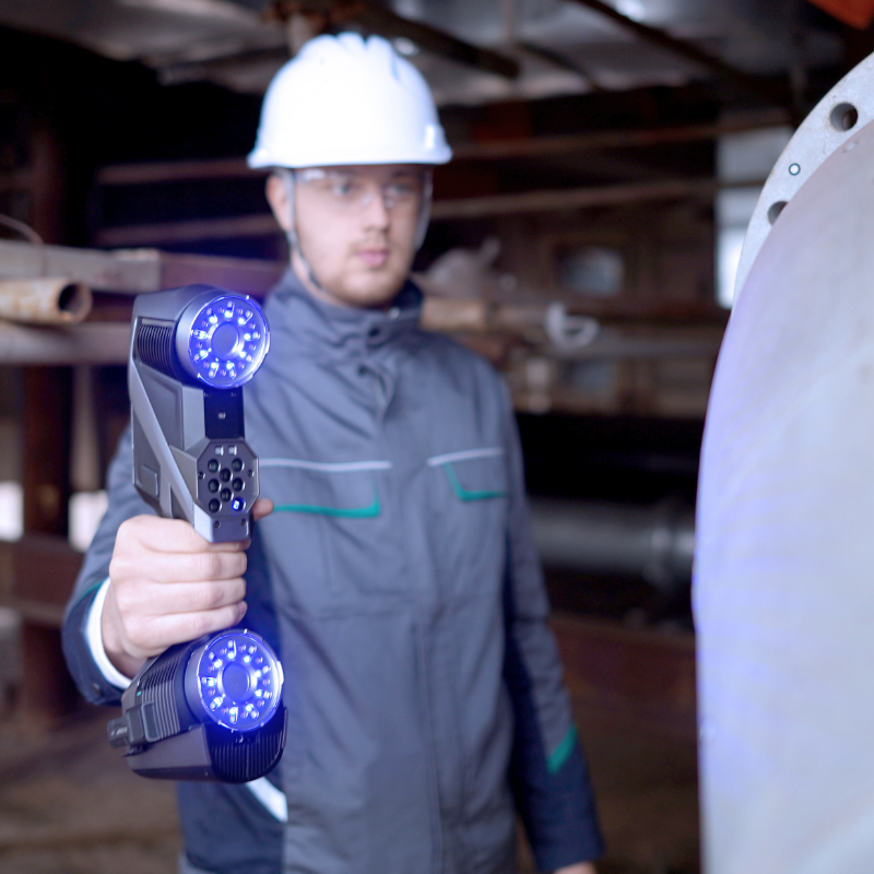 handheld 3D scanner for industrial maintenance 2