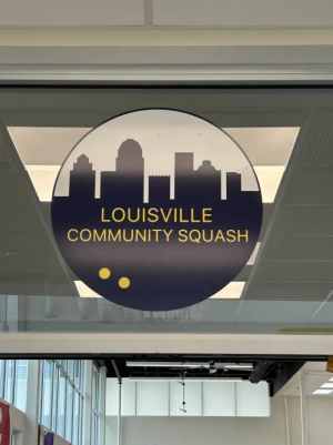 Custom Logo Wall Decals For Louisville Community Squash