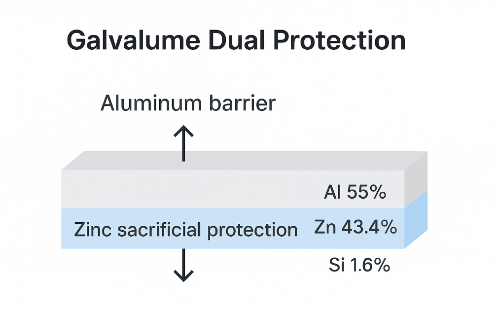 Galvalume Dual Protection
