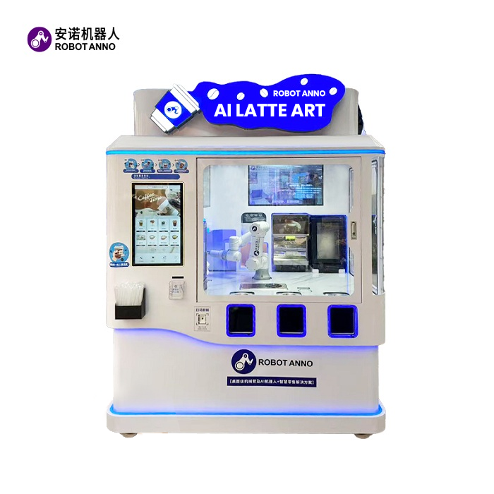 ai new flower printing coffee robot vending machine commercial beverage robot hot and cold milk coff ai new flower printing coffee robot vending machine commercial beverage robot hot and cold milk coff
