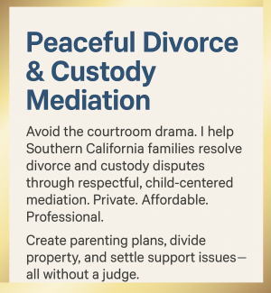 Peaceful Divorce Custody Mediation