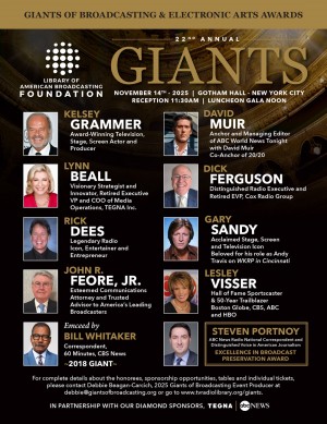 2025 Giants of Broadcasting Electronic Arts Awards