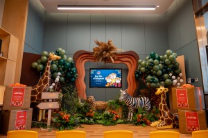 In-kind donations were prepared for the kids of the Kasiyahan community 