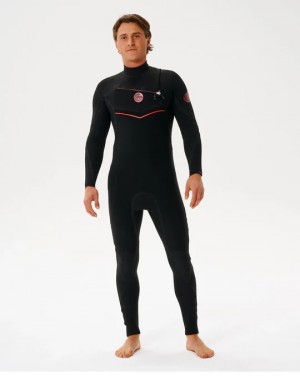 Rip Curl Mens Wetsuits Flashbomb Fusion 3 2mm Chest Zip Fullsuit