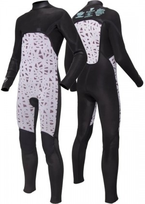 Vissla Mens Wetsuits 7 Seas Boys 3 2 Bolt Full Chest Zip