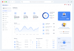 business mlm software dashboard 1