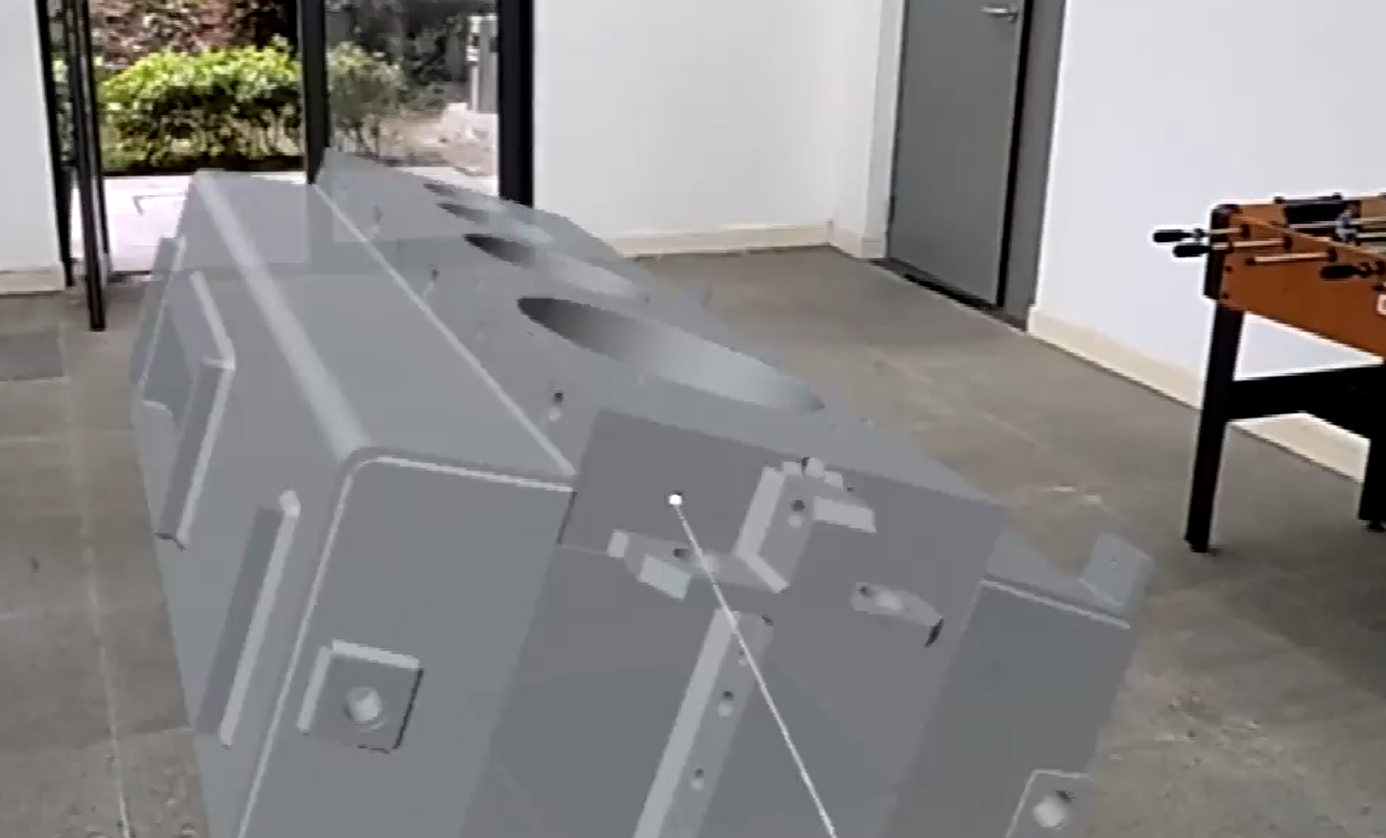 Self developed AR remote collaboration system Self developed AR remote collaboration system