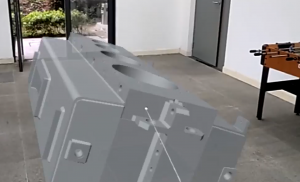 Self developed AR remote collaboration system