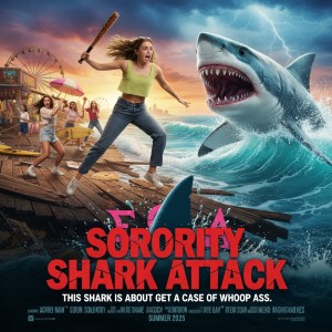 This shark is about to get a case of whoop ass Sorority Shark Attack