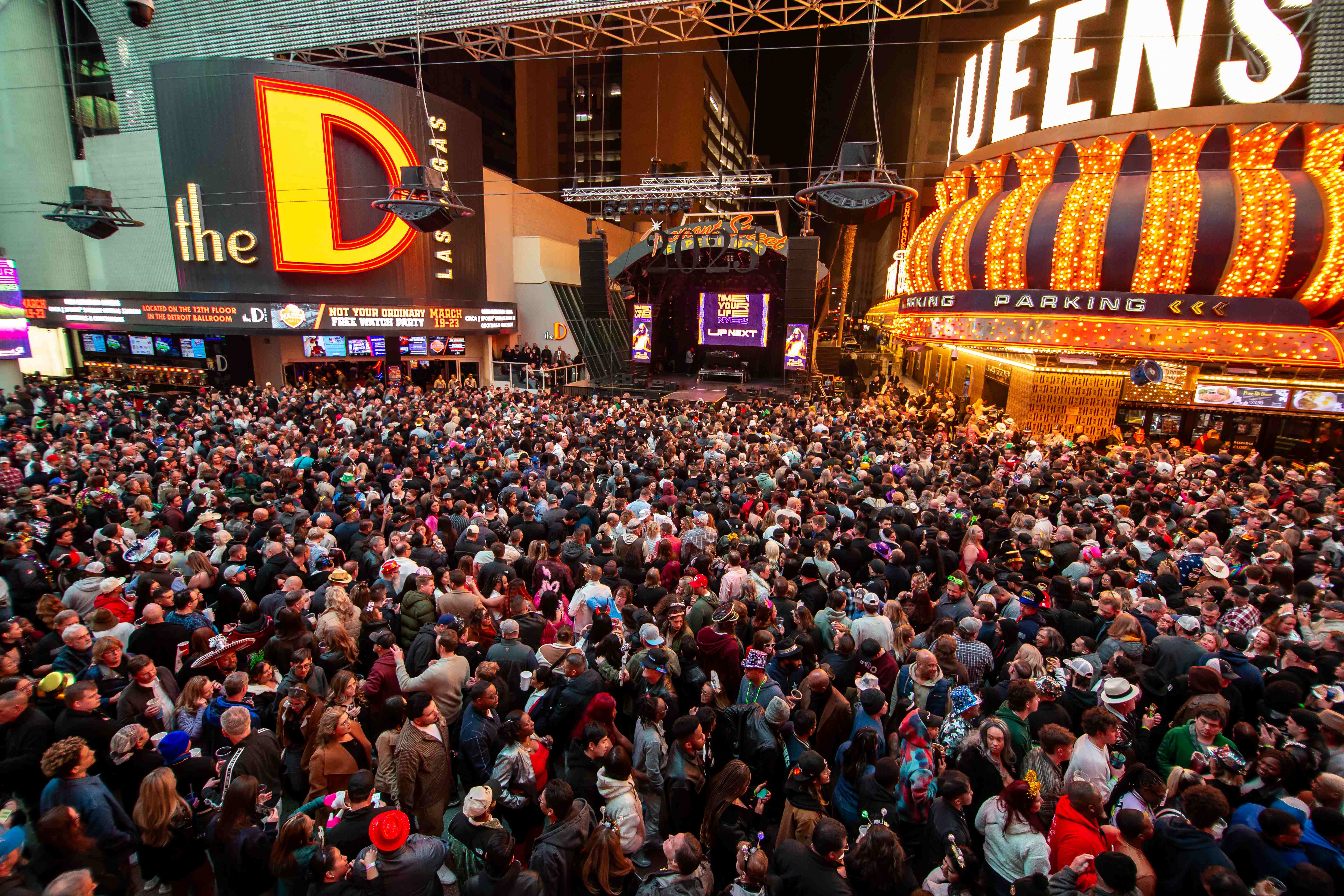 NYE on Fremont Street Experience December 31 2024