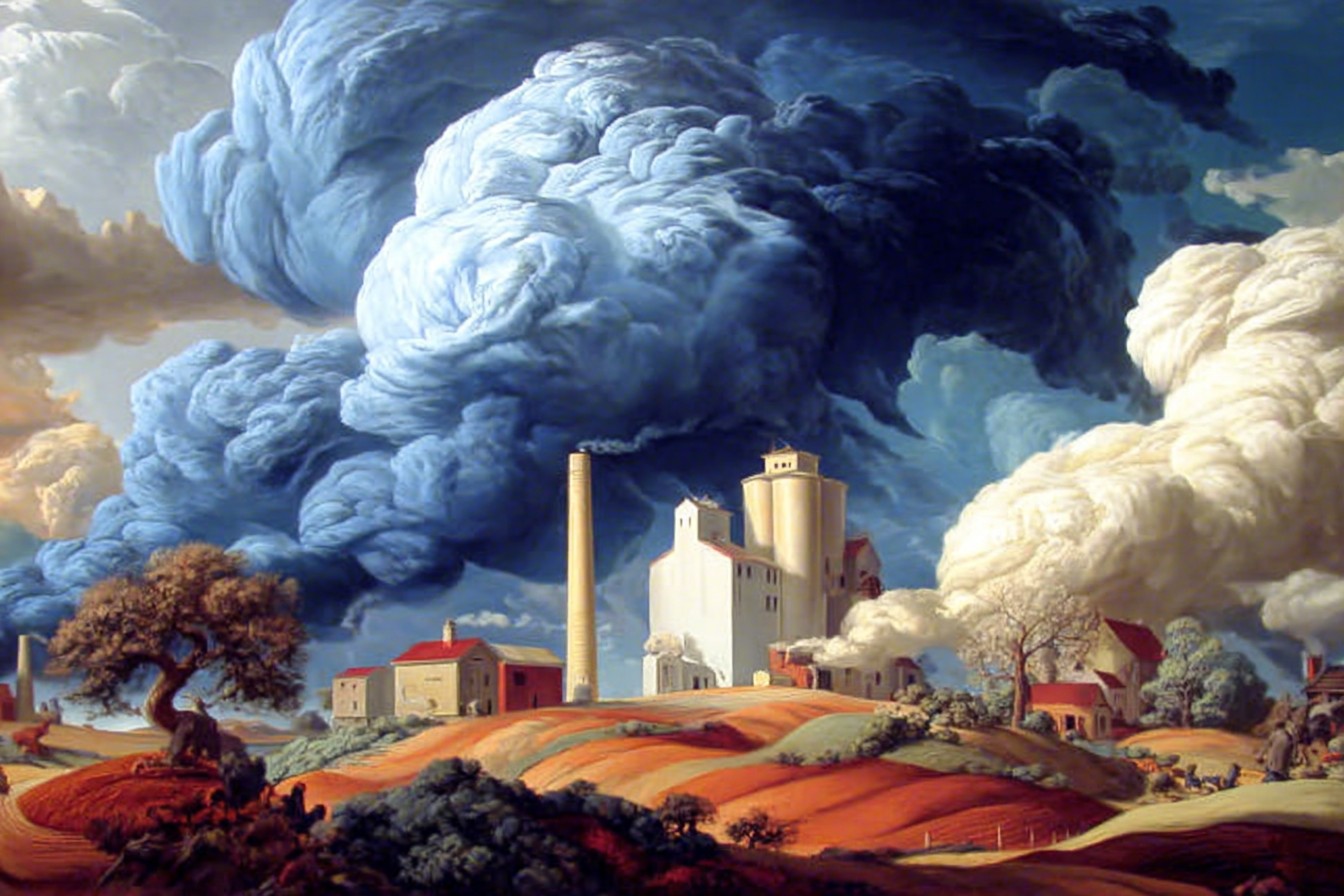 Lucian PoeAmerican Wasteland Oil on Canvas Lucian PoeAmerican Wasteland Oil on Canvas