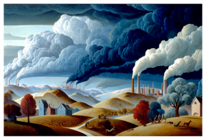 Lucian Poe-“Inheritance Fog” — Oil on Canvas