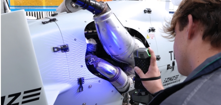 3D measurement scanner for aerospace components