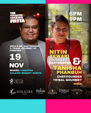 Nov 19 Ferrand I Paragon India’s Mr. BarTrender & Tribal Gourmet At Finestra