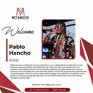 Final MM Artiste Welcome 2025 PABLO HXNCHO