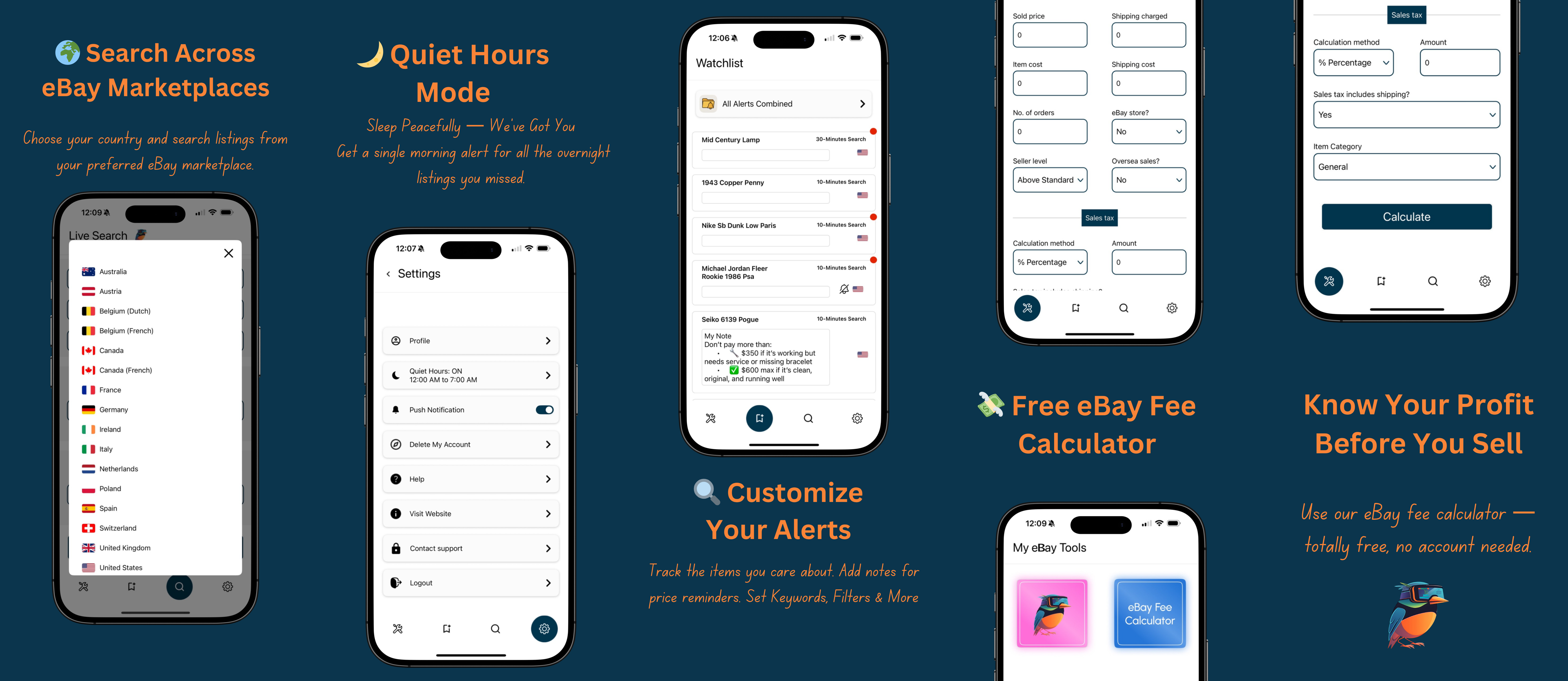 EarlyBird Finds App Fast RealTime eBay Alerts Across 14 Countries EarlyBird Finds App Fast RealTime eBay Alerts Across 14 Countries
