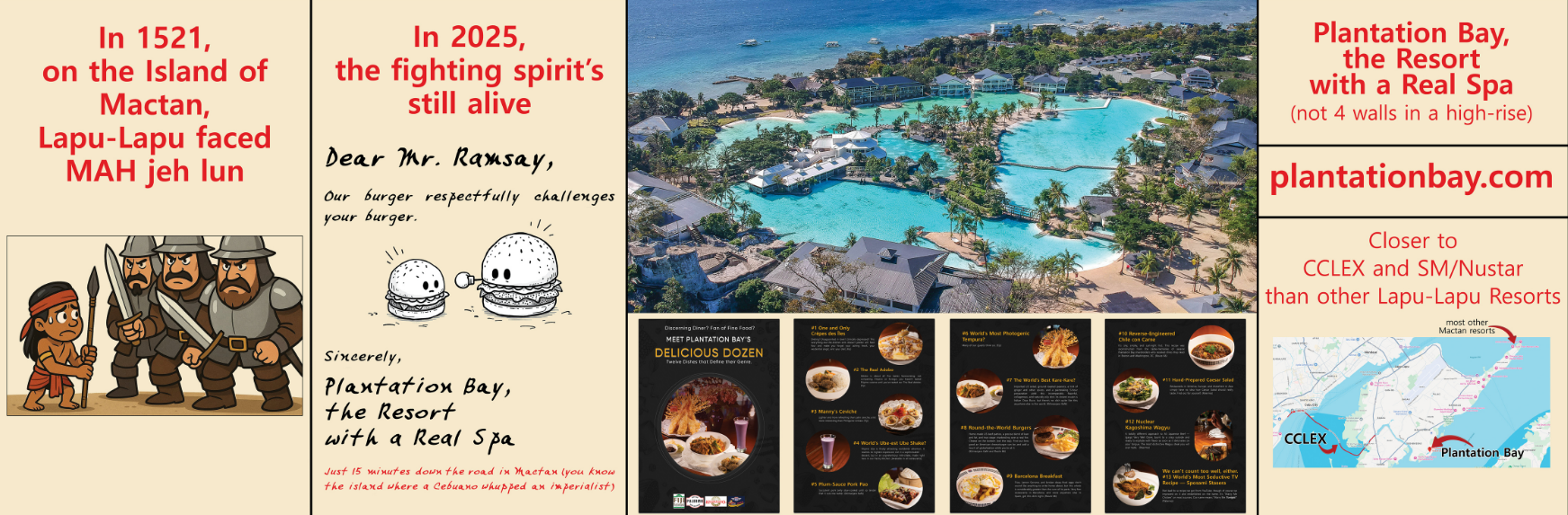 Burger Challenge AD in the International Terminal at MCIA