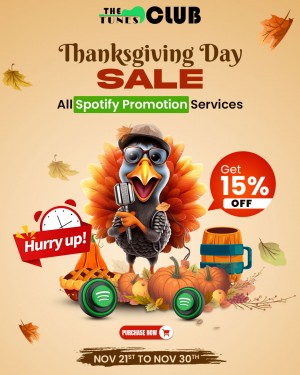 THANKSGIVING DAY SALE on The Tunes Club