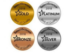 Seals of Quality recognize the top-rated laboratory products on the SelectScience website, in terms of customer reviews