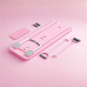 Mila Pilates Board, a compact reformer for low-impact workouts that support toning and weight loss