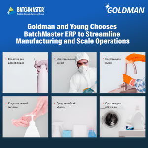 Goldman and Young Chooses BatchMaster ERP to Streamline Manufacturing and Scale Operations