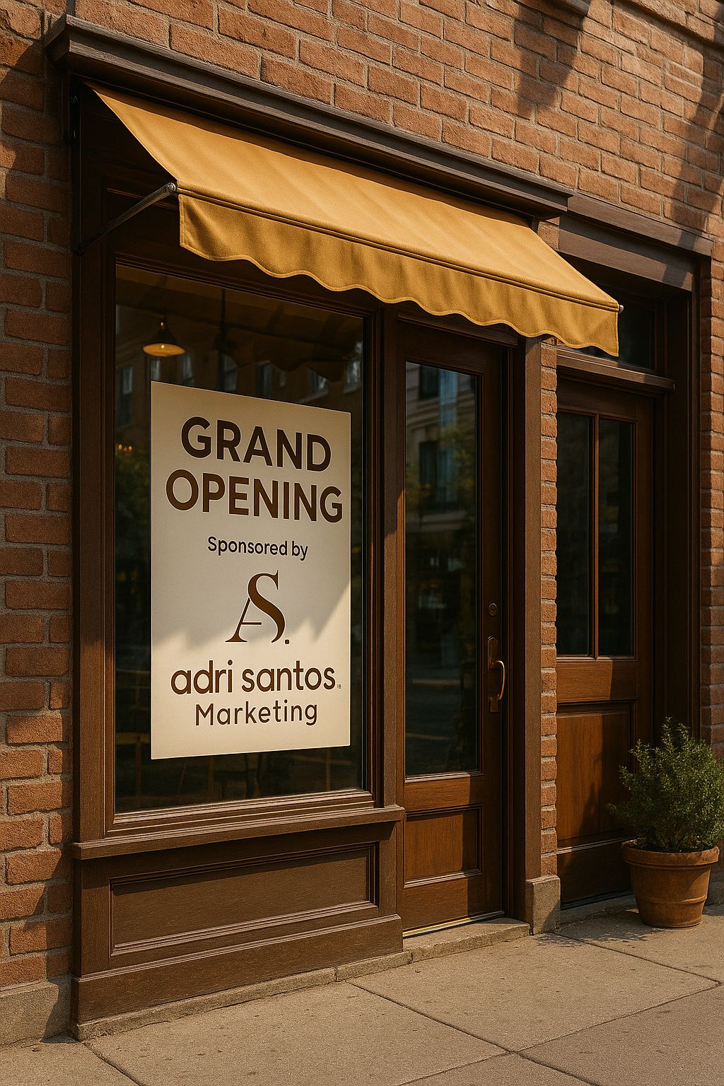 just opened business paid ads adri santos marketing