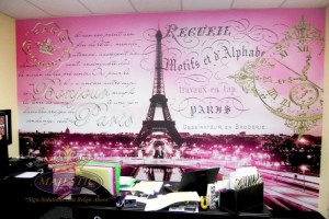 Window and Wall Graphics Paris Theme Wall Mural
