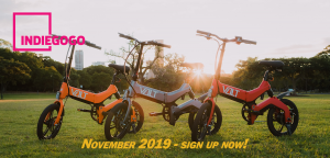 Indiegogo promotional material of the VOLT bike lineup