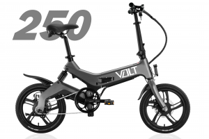 Promotional graphic of the VOLT 250 and 500 series ebikes