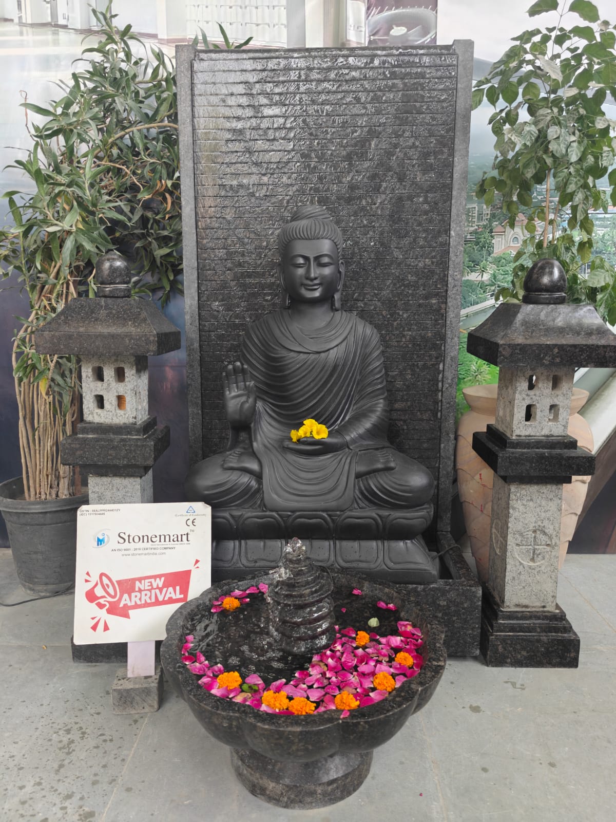 Large Buddha fountain for hotels