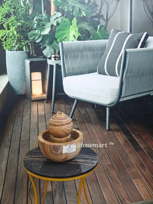 Modern Table Table Stone Fountain for indoors