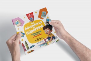 A hands-on journey through tech history: 74 pages of screen-free fun for kids.