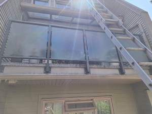 Before cleaning windows