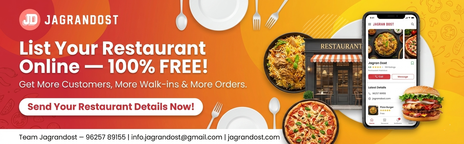 Jagrandost Launches Free Business Listing Platform to Help Restaurants and Local Businesses Grow Online