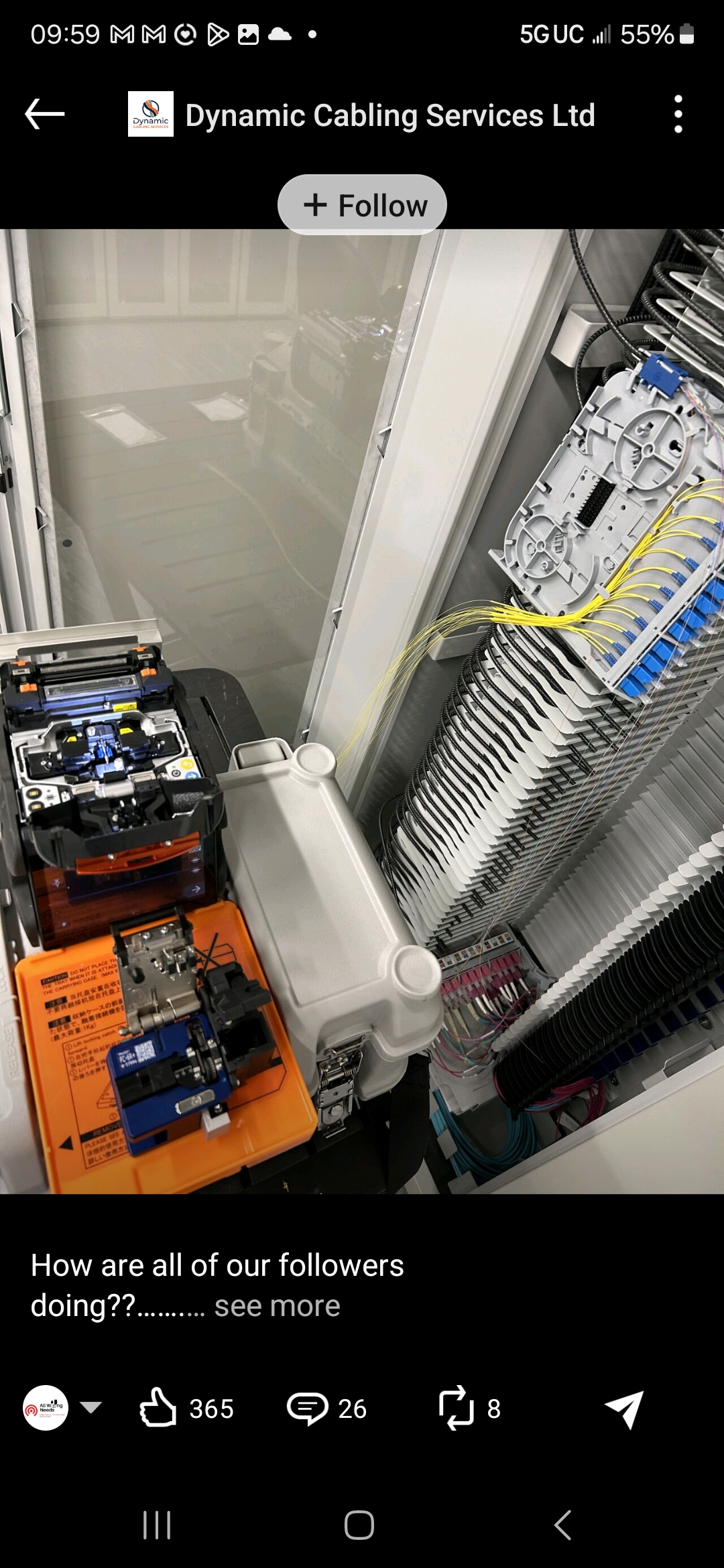 fiber patch panel termination