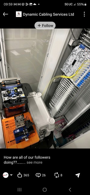 fiber patch panel termination