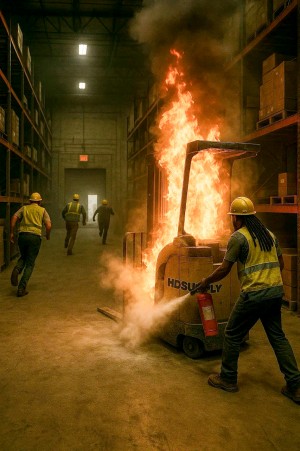 From Forklift Fire to Federal Court: The $50 Million Lawsuit Against HD Supply