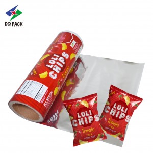 Custom Roll Film for Potato Chips Packaging Manufacturer DQ PACK 1