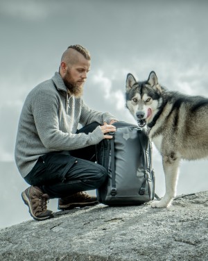 Espen and Fenris Showing off The Pack in Norway