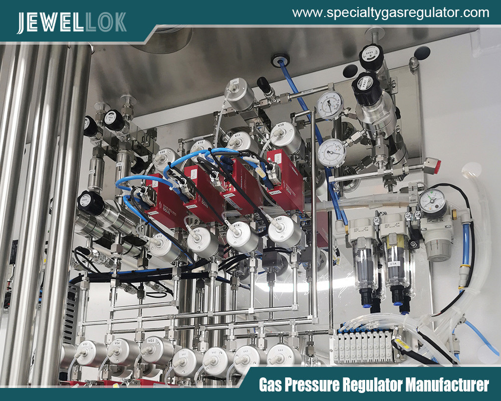 Specialty Gas Pressure Regulator Valve And Gas Changeover Manifold System Manufacturer 45