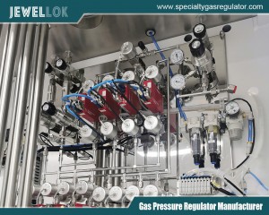 Specialty Gas Pressure Regulator Valve And Gas Changeover Manifold System Manufacturer 45