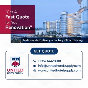 Modern guestroom furniture by United Hotel Supply