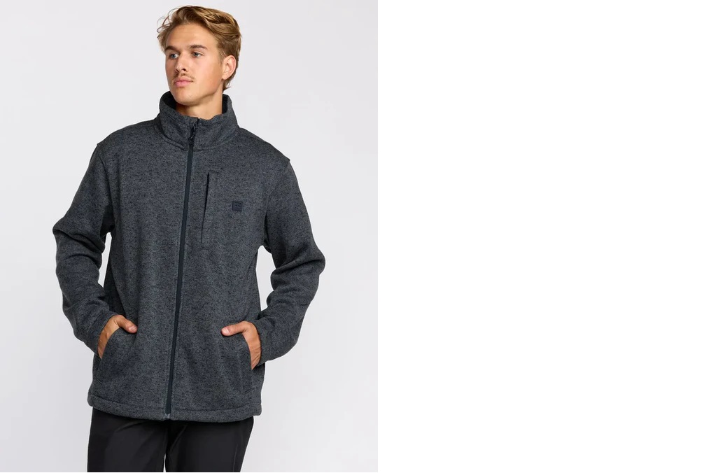 Billabong Mens Sweatshirt Boundary Mock Neck Zip Billabong Mens Sweatshirt Boundary Mock Neck Zip