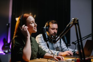 young girl radio host live with her colleague hos 2025 02 21 22 17 10 utc