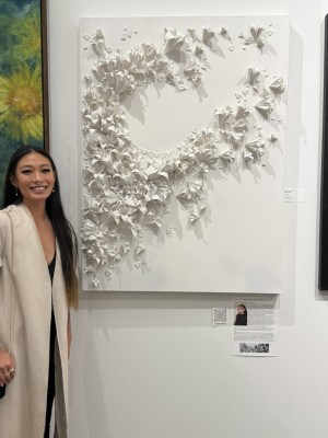 Jade with the body of work 