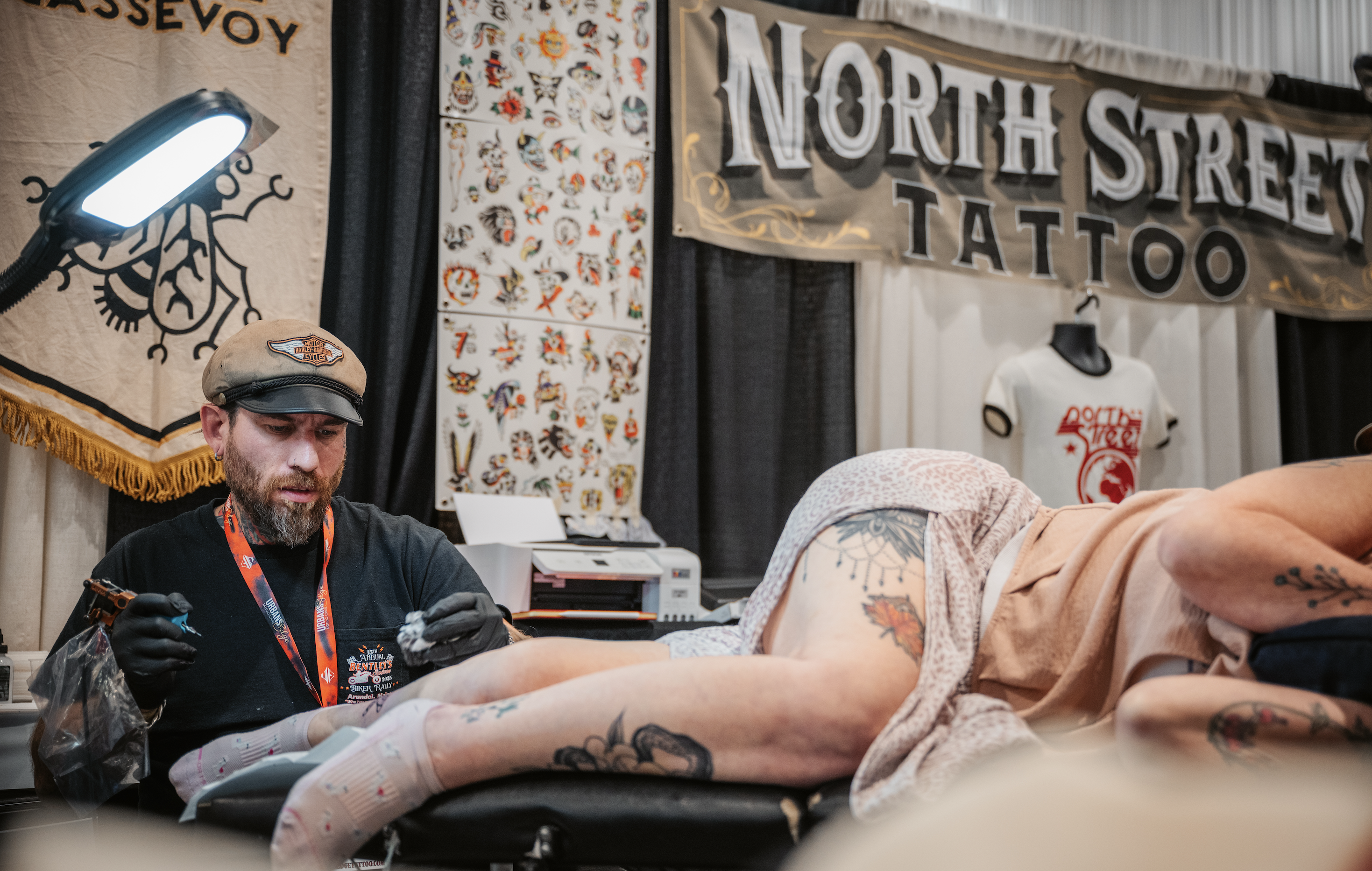 Jimmy Sanz Tattooing at the 2025 Flower City Tattoo Convention Jimmy Sanz Tattooing at the 2025 Flower City Tattoo Convention